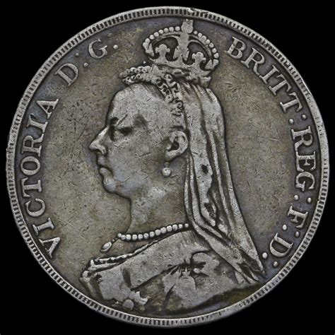 1891 Queen Victoria Jubilee Head Silver Crown | Silver crown, Queen ...