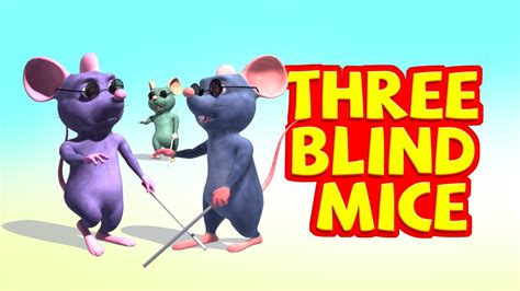 Three Blind Mice Nursery Rhymes for Children, - YouTube