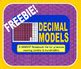 Decimal Models for Tenths & Hundredths by Whippermathers | TPT