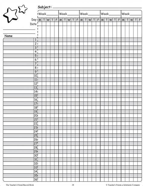 Grading Sheet Template For Teachers – Kidsworksheetfun