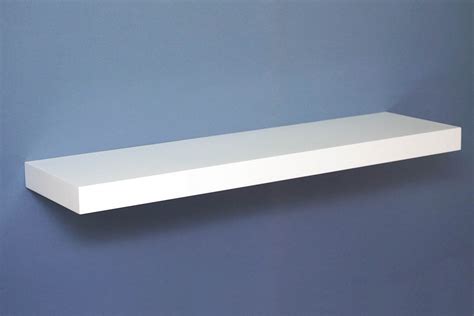 Gloss White Floating Shelf 900x250x50mm - Mastershelf