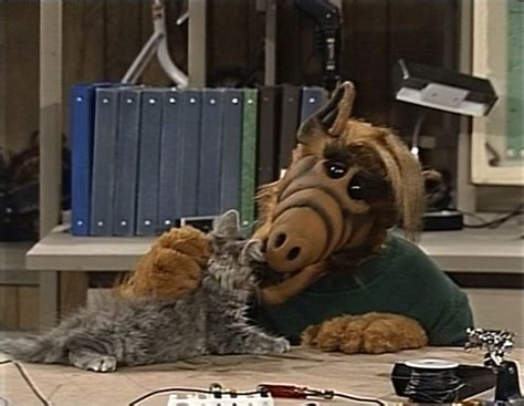 Alf eating cat Blank Template - Imgflip