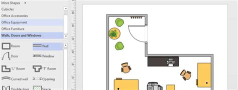 How to Draw an Office Layout in Visio | EdrawMax