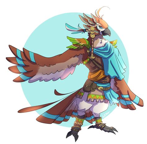 Ridel - Rito OC Zelda: Breath of the Wild by LeahFoxDen on DeviantArt