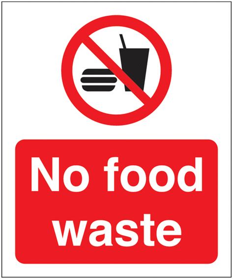 Food Waste Prohibition Signs | Seton