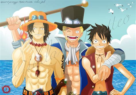 Bmaple Blogger: Profil Ace Sabo Luffy serta kekuatannya