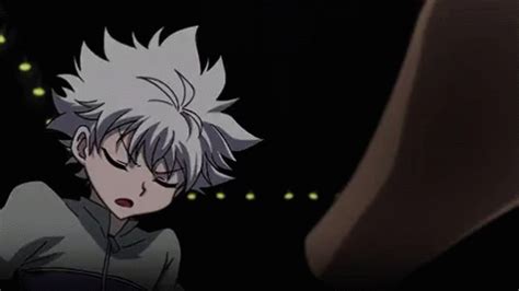 Killua Zoldyck Close Eye GIF - KilluaZoldyck CloseEye Sarcasm ...