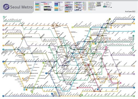 Seoul Subway map 2022 PDF - Updated June 2022 | Look at Korea