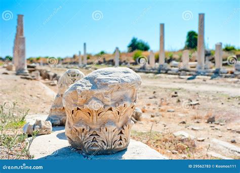 Ruins of Old City Side, Antalya Stock Image - Image of classical ...