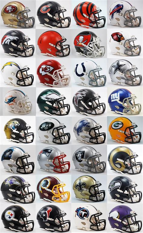 All 32 NFL Current Riddell SPEED Revolution Mini Football Helmets | eBay