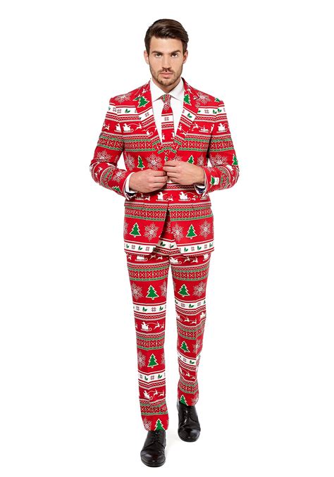 OppoSuits Winter Wonderland Suit for Men