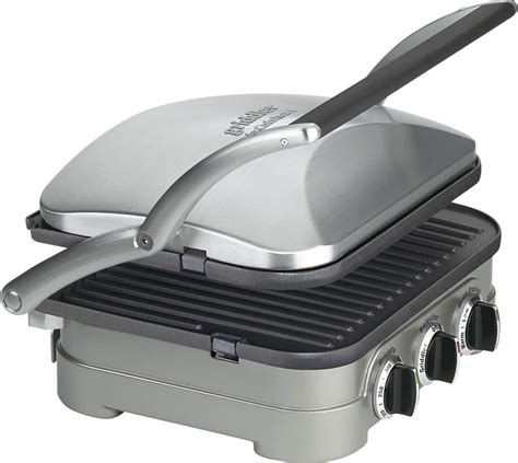 Best Buy: Cuisinart Griddler Stainless Steel 4-in-1 Grill/Griddle and Panini Press GR-4N