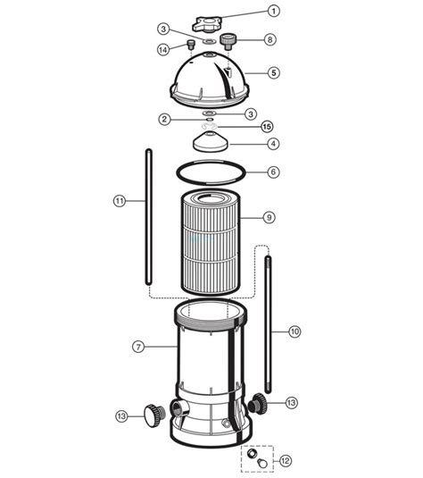 Hayward Star Clear Plus Cartridge Filter 2" Female Threads | 90 Sq. Ft. | W3C9002 Parts | Pool ...