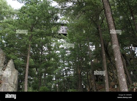 An outside view of the infinity room at House on the Rock in Spring Green, Wisconsin Stock Photo ...