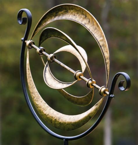 New Yard Wind Spinner Garden Decor Windmilll Outdoor Kinetic Metal Art ...