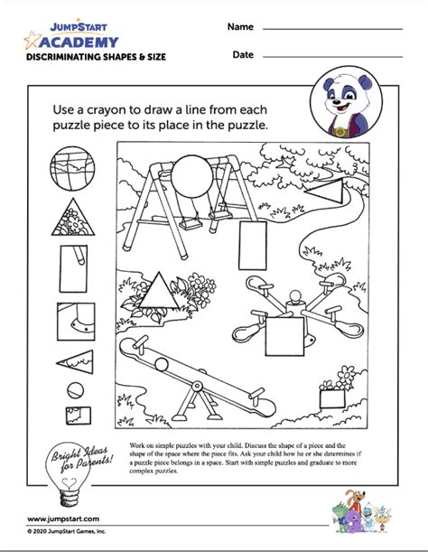 Visual Discrimination Activities for Preschoolers