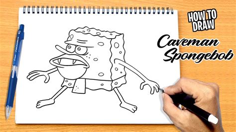 How to draw Caveman Spongebob - YouTube