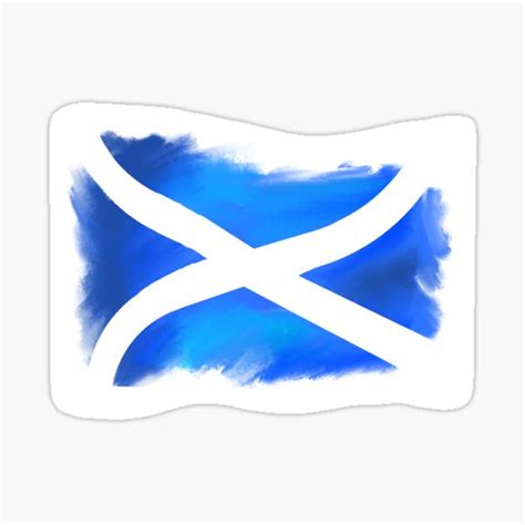 "Scottish Flag" Sticker by becks-specs | Redbubble