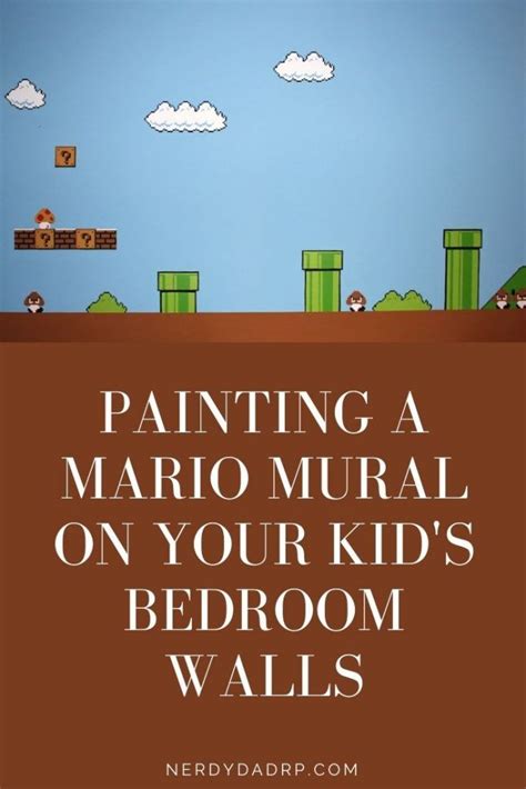 Painting a Mario Mural on your Kid’s Bedroom Walls in 2024 | Mario room, Mario bros room, Kids ...