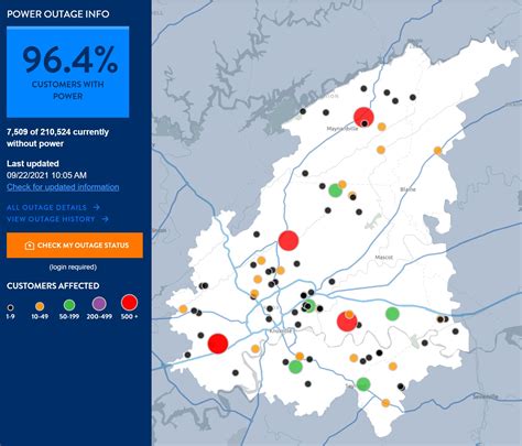 Kub Power Outage Map Knoxville - Corina Charmaine