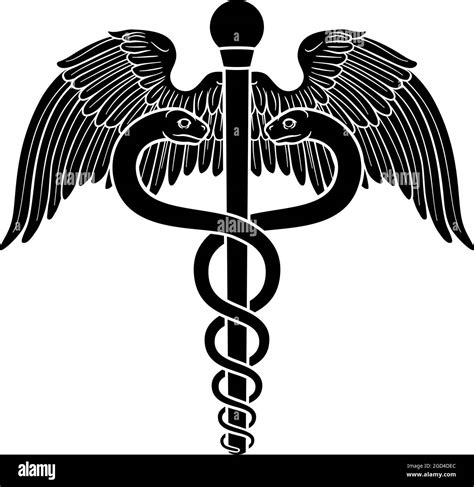 Caduceus Medical Doctor Symbol Stock Vector Image & Art - Alamy