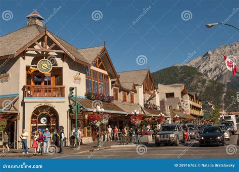 Banff Town Centre Editorial Photography - Image: 28916762