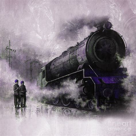 Steam Train Art 56U Painting by Gull G - Fine Art America