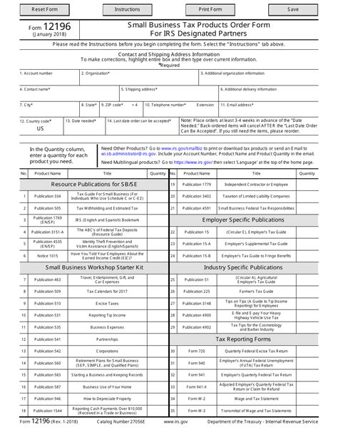 IRS Form 12196 - Fill Out, Sign Online and Download Fillable PDF ...