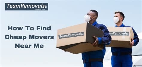 How To Find Cheap Movers Near Me