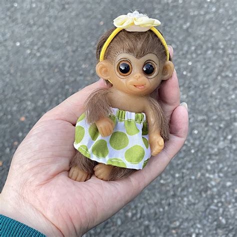 6inch-Full-Body-Silicone-Realistic-Monkey-Dolls-Waterproof-Bebe-Doll-Big-Eyes-Monkey-Baby-Dolls ...