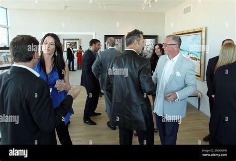 A general view of the Mark Steines photography debut exhibit at The Ritz-Carlton Residences at L ...