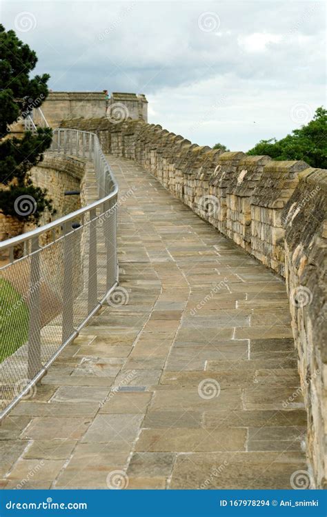 Castle Walls of Lincoln Castle, England Stock Photo - Image of britain, walk: 167978294