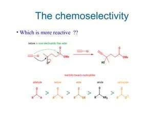 The chemoselectivity | PPT