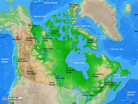 Physical Map Of Canada Map Of Zip Codes - vrogue.co