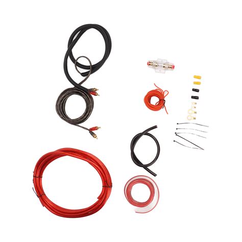 4 Gauge Car Audio Cable Amp Wiring Kit Amplifier Installation Wiring ...