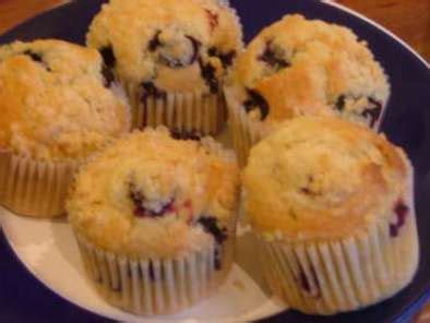 Blueberry muffins, Recipe Petitchef