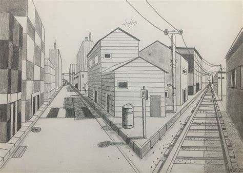 1-point perspective in 2023 | Perspective drawing, Drawings, Line art