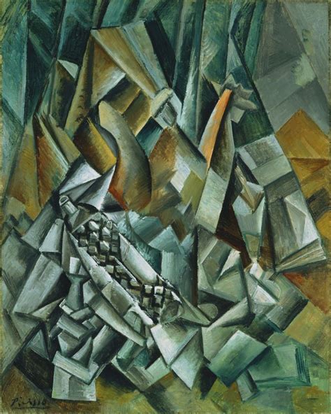 Pablo Picasso - Cubist Still Life - Analytical Cubism: the early phase of cubism, chiefly ...