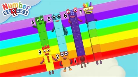 Rainbow Friends & Numberblock Seven | Learn to count for kids | @Numberblocks - YouTube