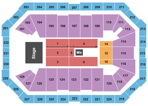 Dickies Arena Seating Chart & Maps - Ft Worth