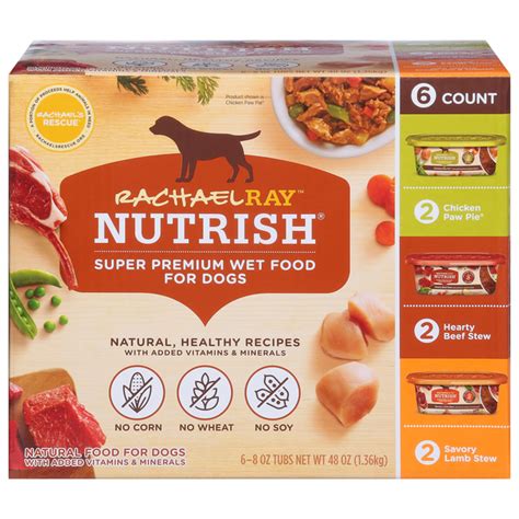 Save on Rachael Ray Nutrish Wet Dog Food Variety Pack Natural - 6 ct Order Online Delivery ...