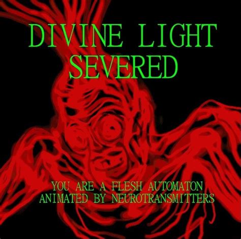 DIVINE LIGHT SEVERED YOU ARE A FLESH, AUTOMATON I ANIMATED. BY ...