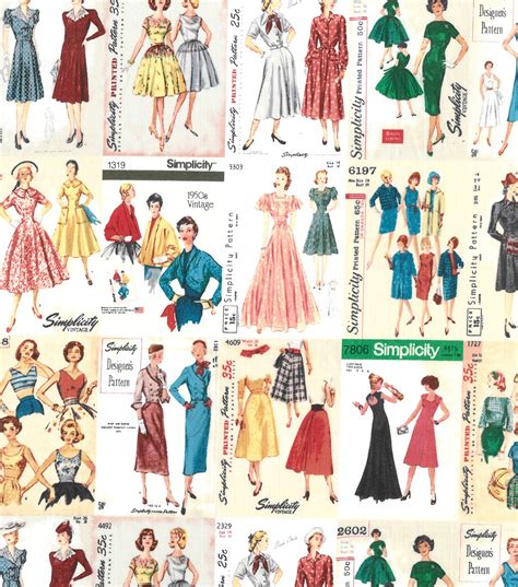 Premium Cotton Fabric Simplicity Vintage Patterns | JOANN