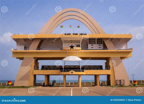 View To the Black Star Square, Also Known As Independence Square, in ...