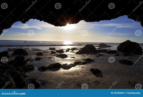 El Matador Beach Sunset stock image. Image of beauty - 45399843