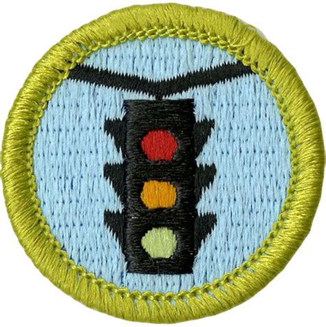 Traffic Safety Merit Badge Emblem | Boy Scouts of America