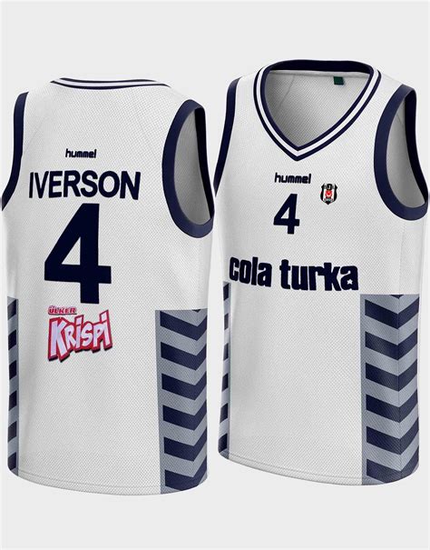 Allen Iverson #4 Besiktas Cola Turka Jersey – 99Jersey®: Your Ultimate ...