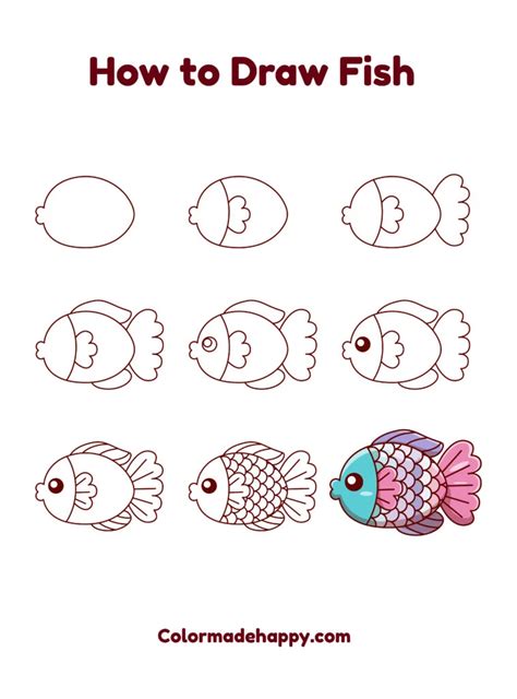 How to Draw a Fish: An Easy Fish Drawing Tutorial