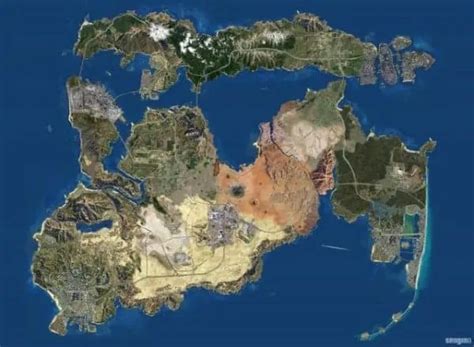 Check Out All GTA Cities On One Map | GTA BOOM