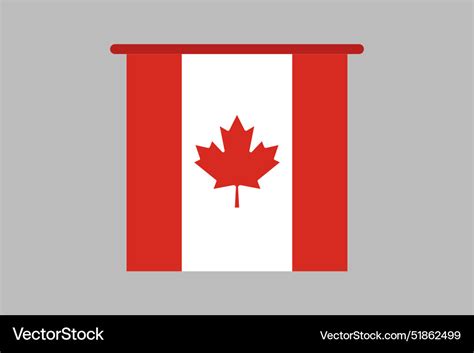 Canada flag Royalty Free Vector Image - VectorStock